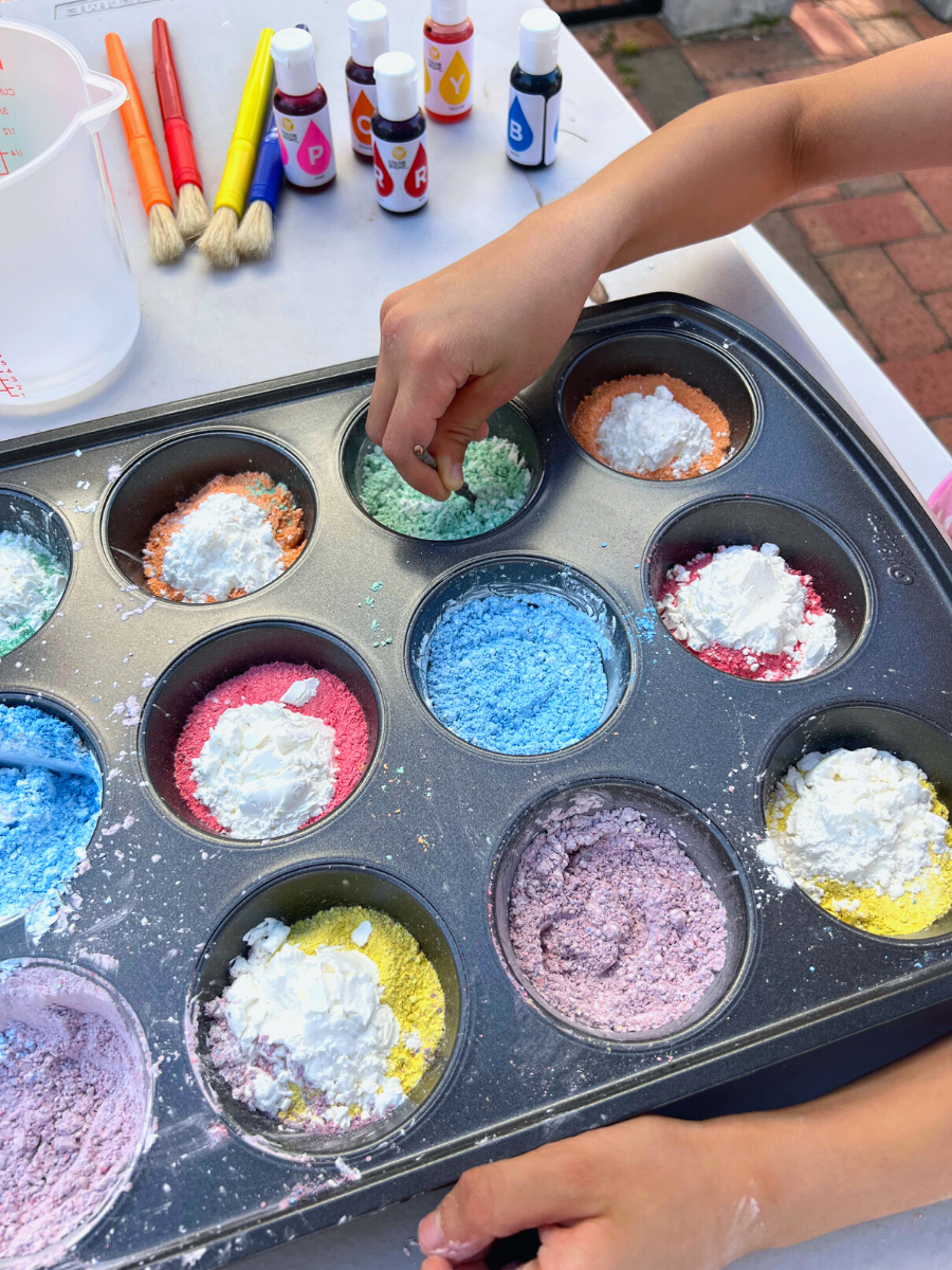 Muffin Tray Chalk - DIY - Playgarden Online