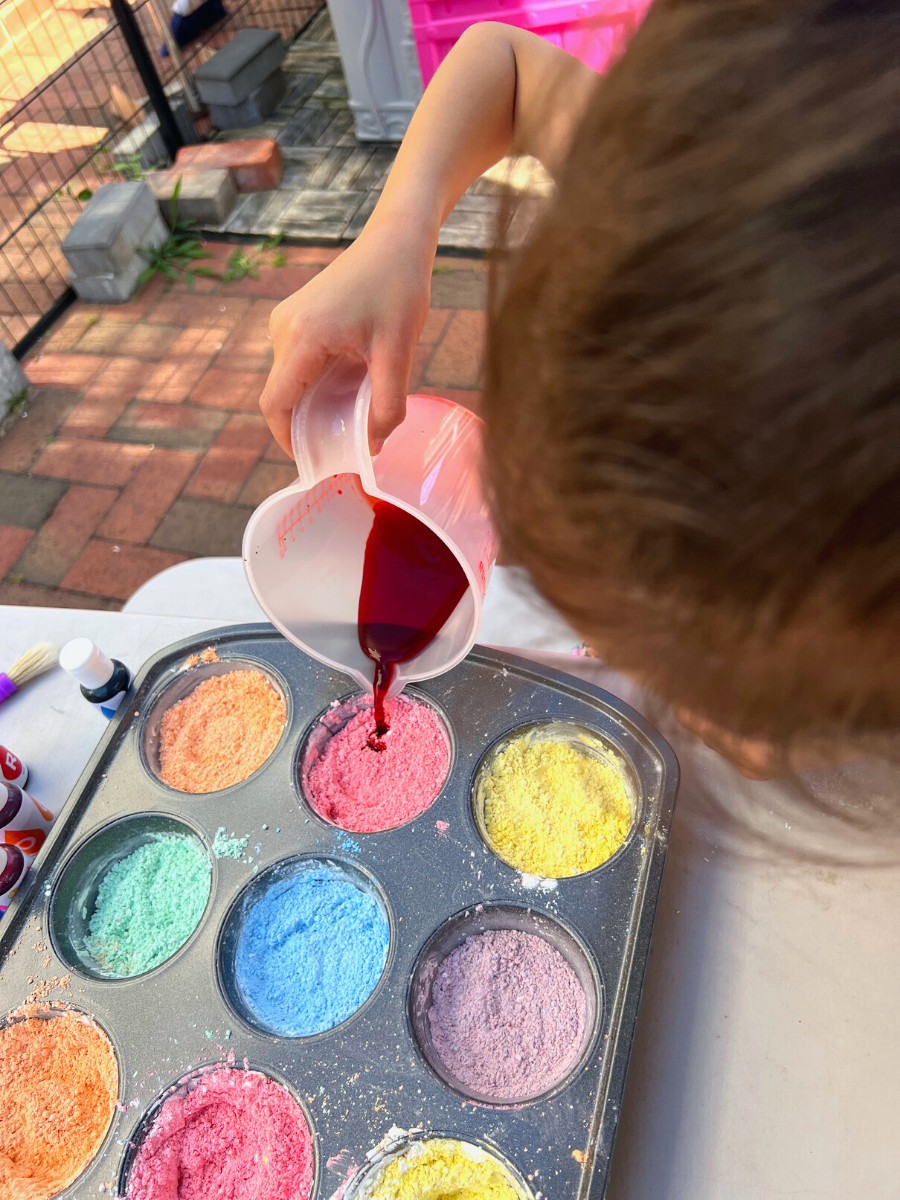 Muffin Tray Chalk - DIY - Playgarden Online